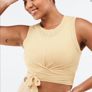 NWT Fabletics Rayn Tie Up Crop Top Small